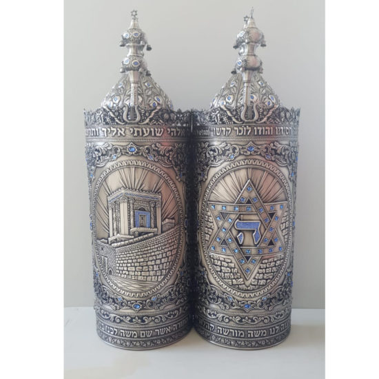 Boitier sefer torah argent 925 5